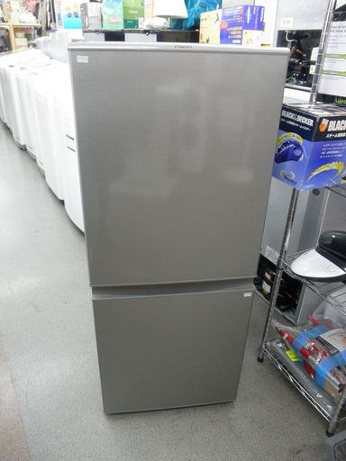 西岡店 冷蔵庫 126L 2019年製 2ドア アクア AQUA シルバー 100Lクラス AQR-13H