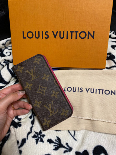 ルイヴィトン♡iPhone8ケース♡フォリオピンク