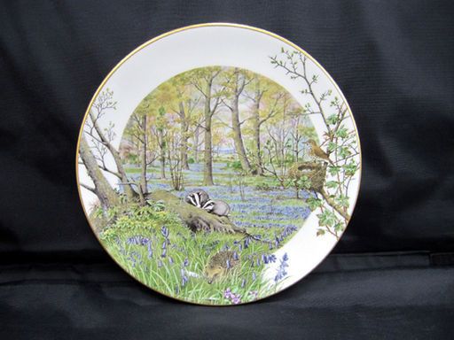 ☆ ロイヤルウースター ピーターバレット プレート THE WOODLANDS IN APRIL 絵皿 札幌 北20条店