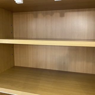 レンジボード (有)隅木工所 食器棚 収納棚 茶 中古品