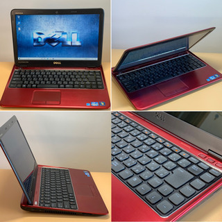 美品・流線フォルムの赤い13.3インチ金属ボディが美しいDELLの人気 