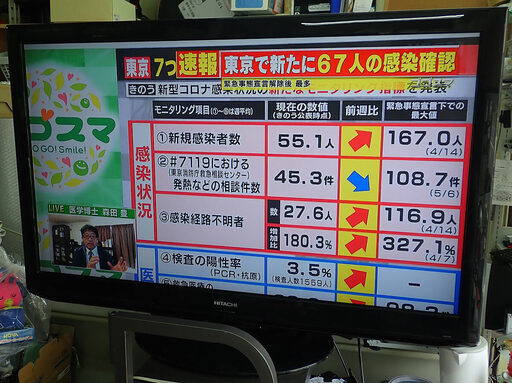 札幌 日立 液晶テレビ 42型 L42-C07 2011年製 中古