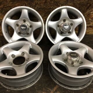 BS BERG NR595 ベルグ 社外ホイール 15インチ 4本 6J5HPCD139.7+17