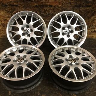 VW フォルクスワーゲン BBS 純正OP RS771 純正ホイール 16インチ 4本 6.5J5HPCD100+42 ゴルフ ポロ ビートル等 (VHK122) クレジットカード QR決済可能