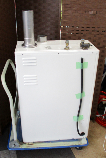 コロナ 石油小型給湯器 UIB-SA47RX 2016年製 シンプルリモコン付属 屋内設置型 強制給排気 灯油 札幌 東区