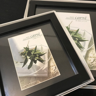 黒縁★スクエアフレーム2個セット