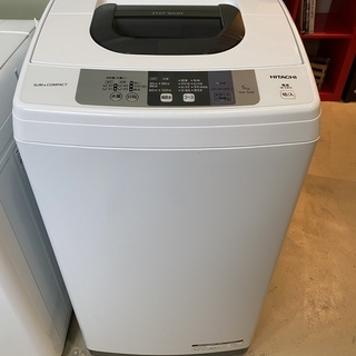 洗濯機 日立 HITACHI NW-50B 2017年製 5.0kg 中古品