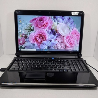Win10　Core i3　メモリ4GB　大容量750GB　Webカメラ　Blu-rayドライブ搭載　シャイニーブラック