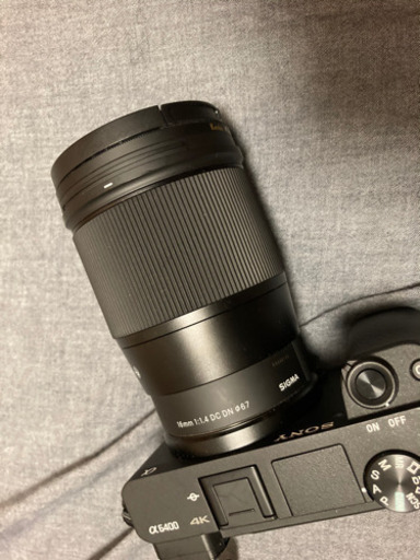 カメラレンズ　sigma 16mm F1.4 dc dn