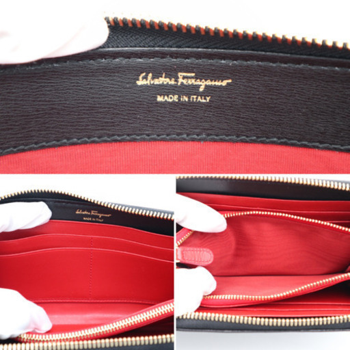 《Salvatore Ferragamo/ガンチーニ 長財布》Sランク 極美品