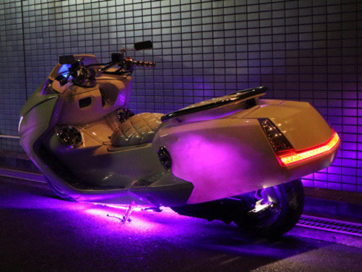 【YAMAHA マグザム】オールホワイトフルカスタム！！シート、スピーカ新品！！