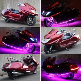 【YAMAHA マグザム】大人気ワインレッド！！パープルLED、...