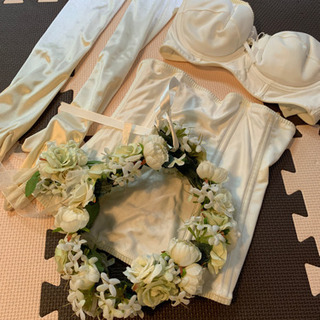 ウェディングドレス　ビジュー　二次会に　ウェディングフォトにの画像