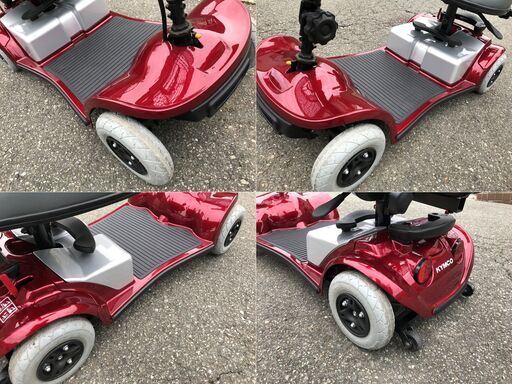 ☆彡ピカピカ☆新車!新古車！KYMCO！mini！電動車いす・車椅子・シニアカー! バッテリー新品付!!小柄なおばあちゃん向き!!お買
