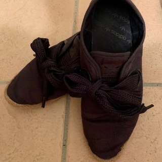 adidas  リボンスニーカー アディダス　紺