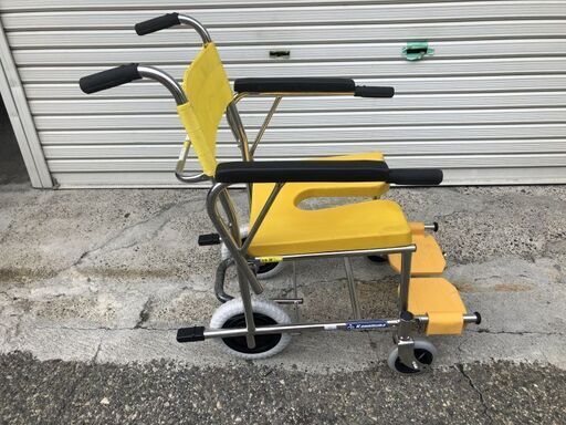 ★発送可★ 介助用車椅子 KAWAMURA KS4 シャワーキャリー 入浴/お風呂/シャワー用 