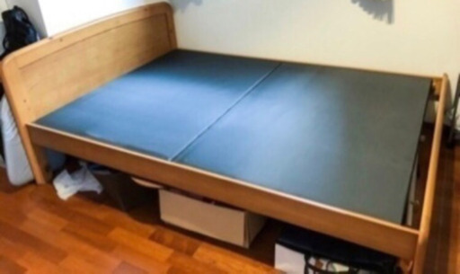 ニトリ ダブルベッド　フレーム シティ3