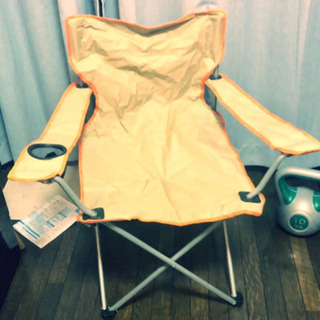 フォルディングチェア　2脚セット（カップホルダー付き）の画像