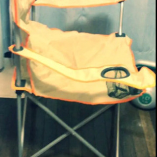 フォルディングチェア　2脚セット（カップホルダー付き）の画像