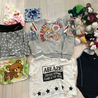 子供服や水着、ぬいぐるみ等