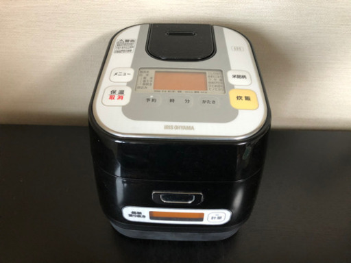 アイリスオーヤマ炊飯器　三合　銘柄量り炊き　RC-IA30-B