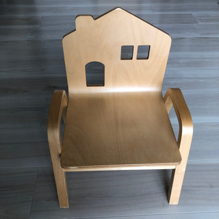 【取引完了】キッズチェア　木製　子供用椅子　の画像