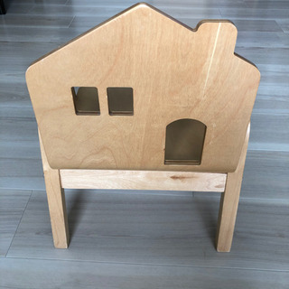 【取引完了】キッズチェア　木製　子供用椅子　の画像