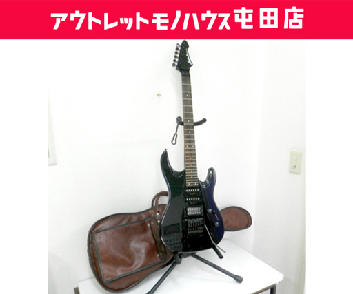 Aria proⅡMAGNA series エレキギター ブラック ソフトケース付き ☆ PayPay(ペイペイ)決済可能 ☆ 札幌市 北区 屯田