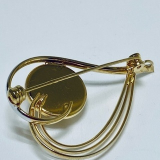 店頭販売済　〇 Summer SALE ﾊﾟｰﾙﾃﾞｻﾞｲﾝｺﾝﾋﾞ色ﾌﾞﾛｰﾁ 〇の画像