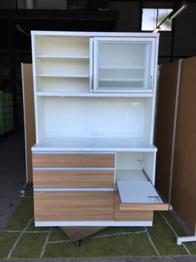 ☆キッチンボード☆幅120☆木目パネル☆格安で