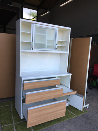 ☆キッチンボード☆幅120☆木目パネル☆格安で