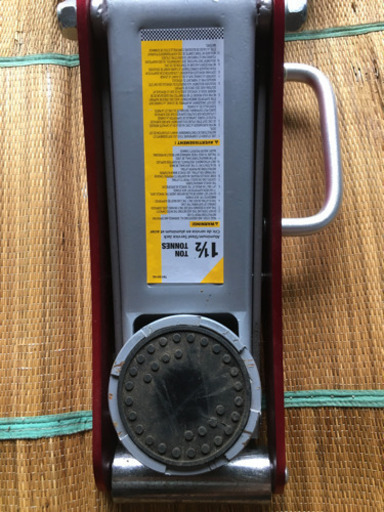 （受け渡し決定）アルミジャッキ1.5t  使用少ない