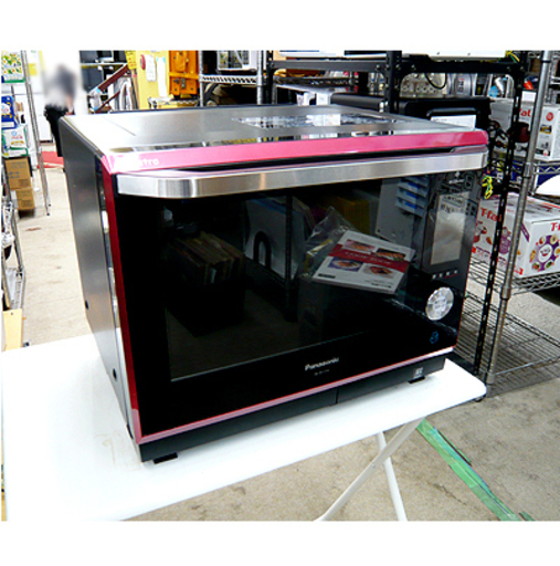 最終値下げ!【パナソニック 三つ星Bistro スチームオーブンレンジ 2015年製  30L】NE-BS1100-RK エコナビ 発酵 ルージュブラック 64眼スピードセンサー 両面グリル 角皿2枚 グリル皿1枚 電子レンジ Panasonic 三つ星ビストロ ECONAVI 札幌 本郷通店