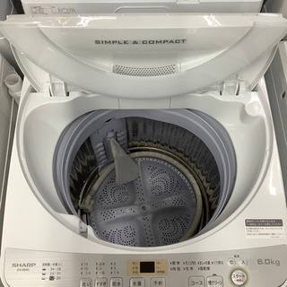 安心の1年間保証付！！ シャープ 2019年製 全自動洗濯機 【トレファク
