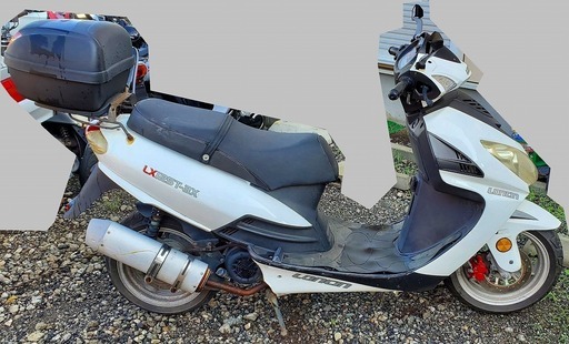 ★お届け可★輸入車★　車体　純正 原付二種　スクーター 小型二輪 原付2種 バイク