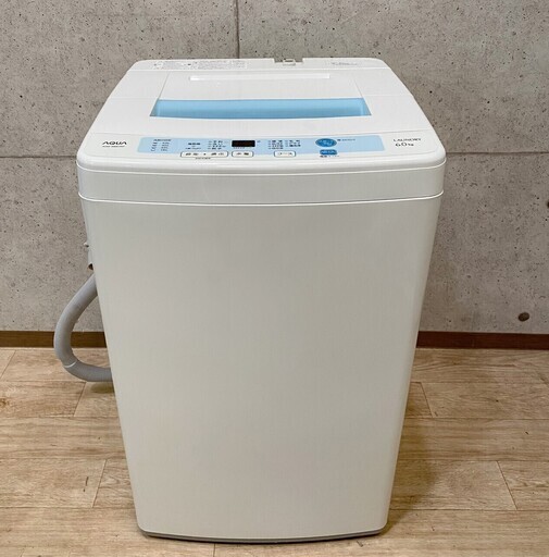 K6*27 AQUA アクア 全自動洗濯機 6.0kg AQW-S60C 15年製
