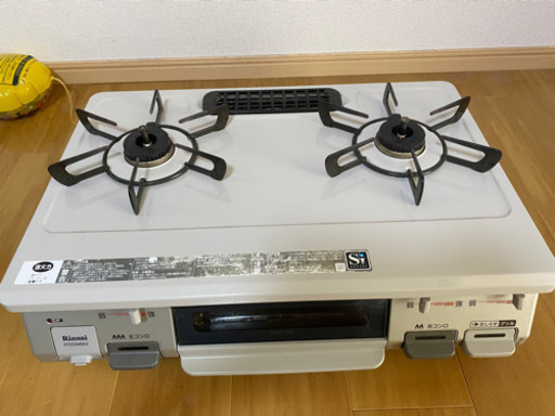 【中古】リンナイガスコンロ 2年使用(都市ガス)