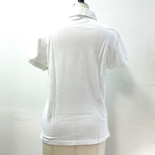 MONCLER モンクレール ポロシャツ トップス 半袖Ｔシャツ コットン ホワイト メンズの画像