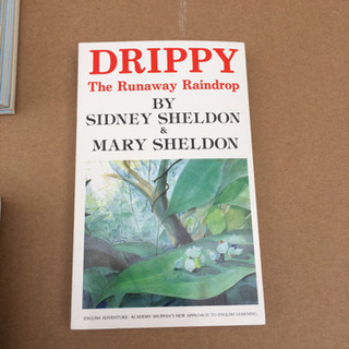 ◆English Adventure◆ イングリッシュ・アドベンチャー  家出のドリッピー DRIPPY The Runaway Raindrop  カセットテープ 12本 テキスト・ノート シドニー・シェルダン 英語英会話教材 ★USED品　   の画像