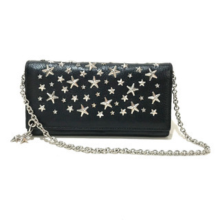 JIMMY CHOO ジミーチュウ 2WAY チェーンウォレット...
