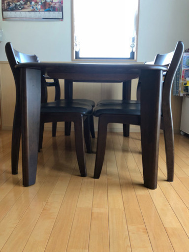 ミキモク ダイニングチェア4脚＆テーブルセット