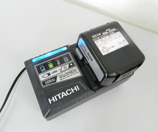 HiKOKI(ハイコーキ) /旧日立工機 14.4V コードレスインパクトドライバ WH14DKL 3.0Ah バッテリ2個 急速充電器 ケース付き ☆ PayPay(ペイペイ)決済可能 ☆ 札幌市 北区 屯田