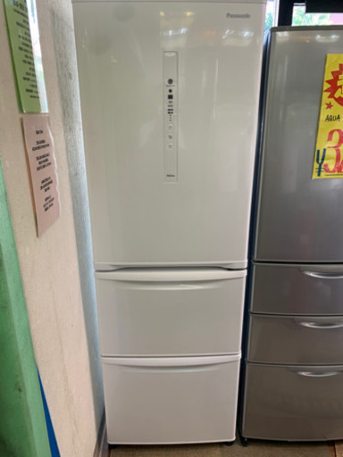 Panasonic ノンフロン冷凍冷蔵庫　NR-C37HC-W 2018年製