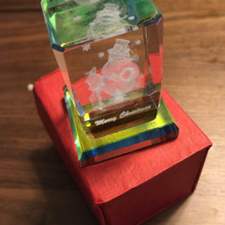 3Dクリスタルアート　クリスマスバージョン