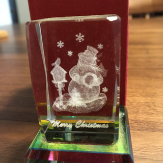 3Dクリスタルアート　クリスマスバージョンの画像