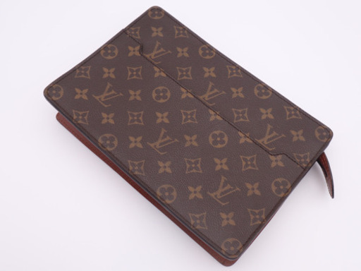 《LOUIS VUITTON/モノグラム ポシェットオム》M51795 AB 美品
