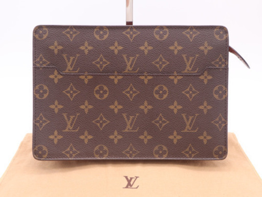 《LOUIS VUITTON/モノグラム ポシェットオム》M51795 AB 美品