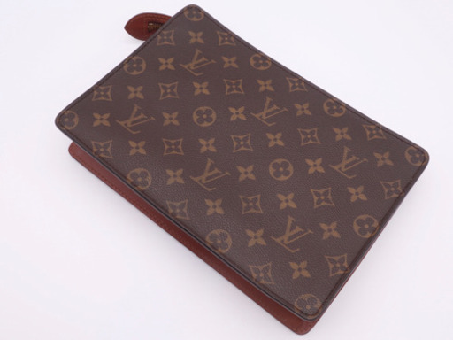 《LOUIS VUITTON/モノグラム ポシェットオム》M51795 AB 美品