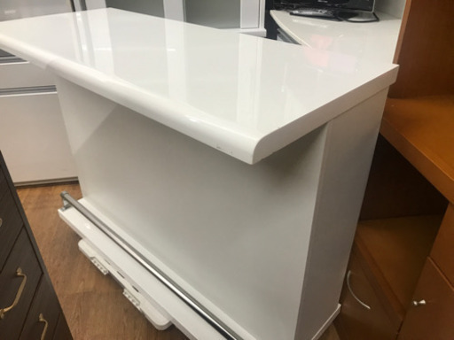 キッチンカウンター収納　幅121㎝【店頭取引限定】【中古品】1点限り早い者勝ち！