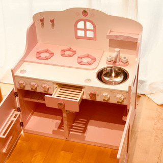 マザーガーデン　野いちごキッチン　木のおもちゃの画像